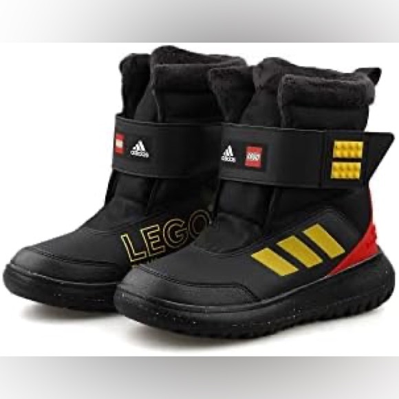 Adidas X Lego Winterplay Boots, Black/Yellow/Red - Picture 3 of 10